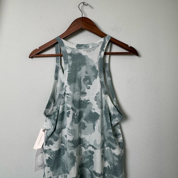 NWT Daily Practice by Anthropologie‎ Half Pipe Mini Dress in Green Motif Size L - Picture 9 of 13